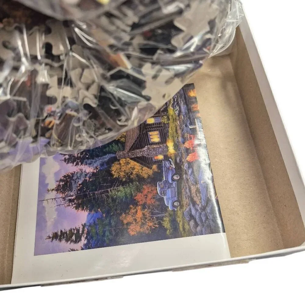 Buffalo Games Darrell Bush Canoe Lake 1000 pc Jigsaw Puzzle